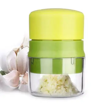 

Garlic Press Machine Multifunction Mincer With Storage Container Kitchen Gadget Dishwasher safe