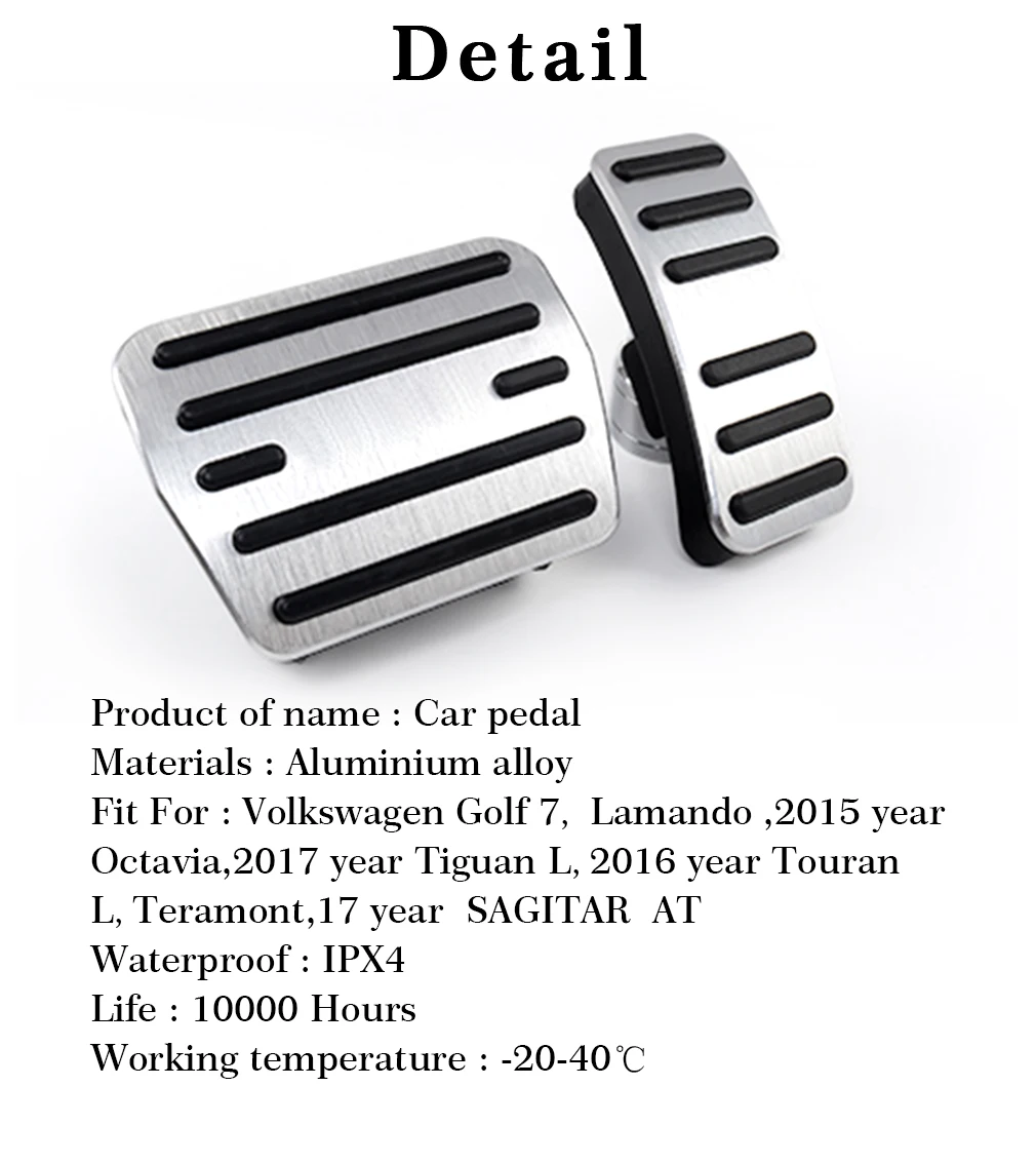 Для Volkswagen Golf 7 Lamando год Octavia год Tiguan L год Touran L Teramont отдых нескользящий газовый коврик