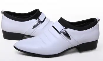 

Dress Fashion New Mens Shoes Slip On Party Wedding Shoes Pointed Toe Flats Shoe Man Size39-44