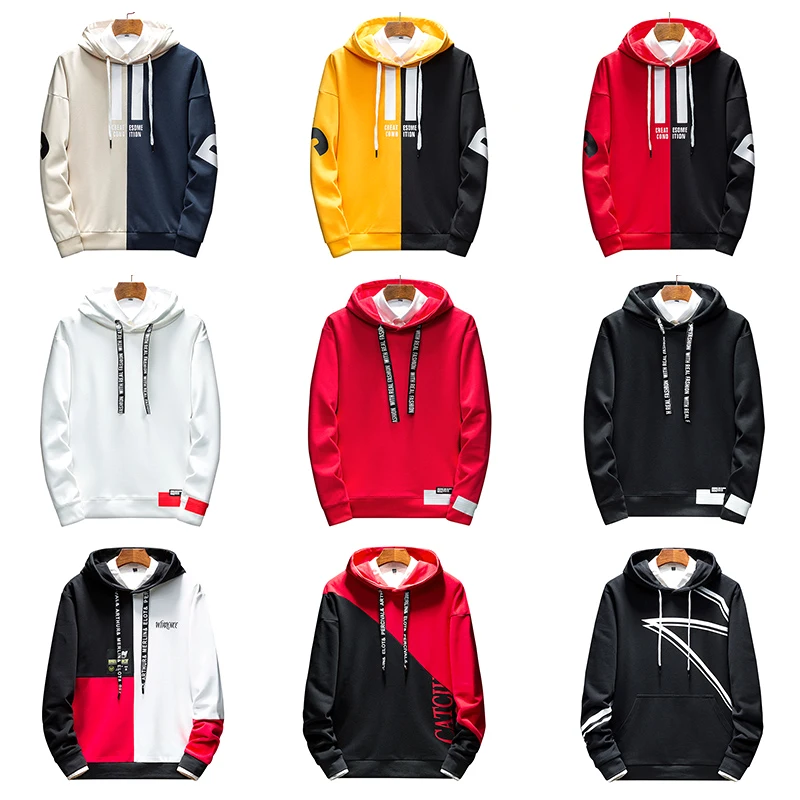 Men's Hoodies Male Casual Sweatshirts Men Solid Red Black White Color Sweatshirt Tops Hot 2020 Spring Autumn Fashion Brand Men's Hoodies Male Casual Sweatshirts Men Solid Red Black White Color Sweatshirt Tops Hot 2020 Spring Autumn Fashion Brand