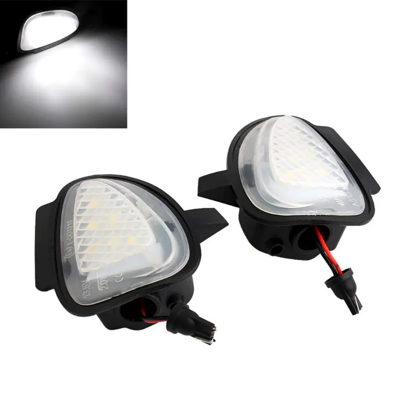 

Direct Fit White LED Under Side Mirror Puddle Lights For Golf MK6 6 MKVI R3MD
