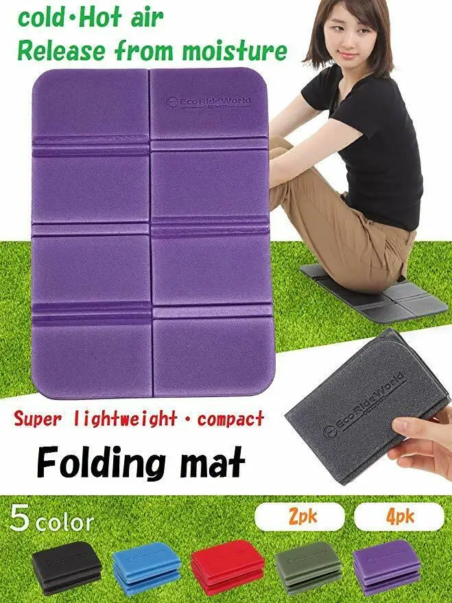 

Soft Waterproof Dual Camping Hiking Picnic Portable Cushion Seat Pad Outdoor Folding Camping Moistureproof Cushion Mattress Pad