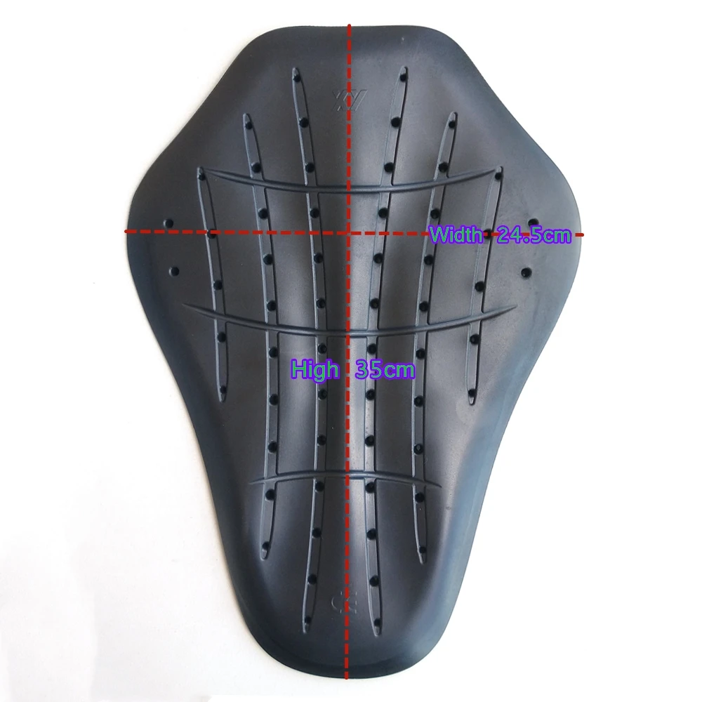 Motorcycle Jacket Insert Protector Rider Clothing CE Certified Thicken High Elasticity Back Spine Protective Accessories CR-02