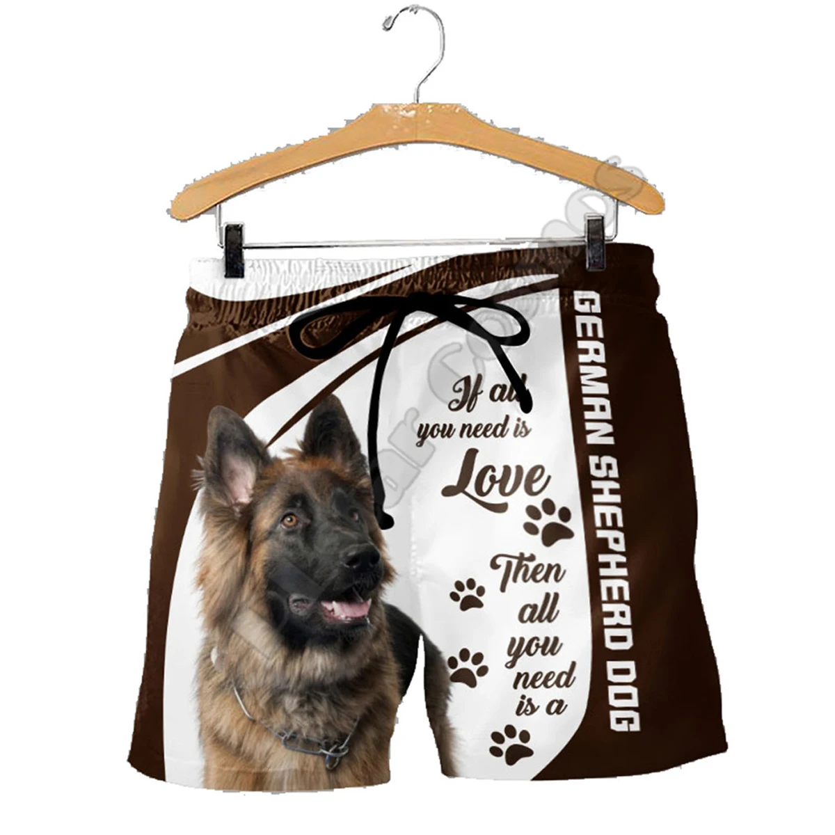 PLstar Cosmos Pug Men's Shorts Summer Casual Shorts Funny Animal 3D Printed Loose Cool Beach Comfortable