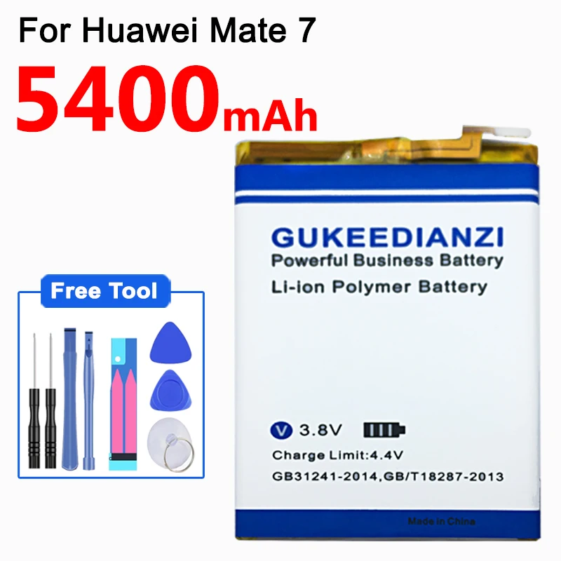 Аккумулятор GUKEEDIANZI HB417094EBC 5400 мАч для Hua Wei mate 7 huawei MT7 TL00 TL10 UL00 CL00 аккумулятор