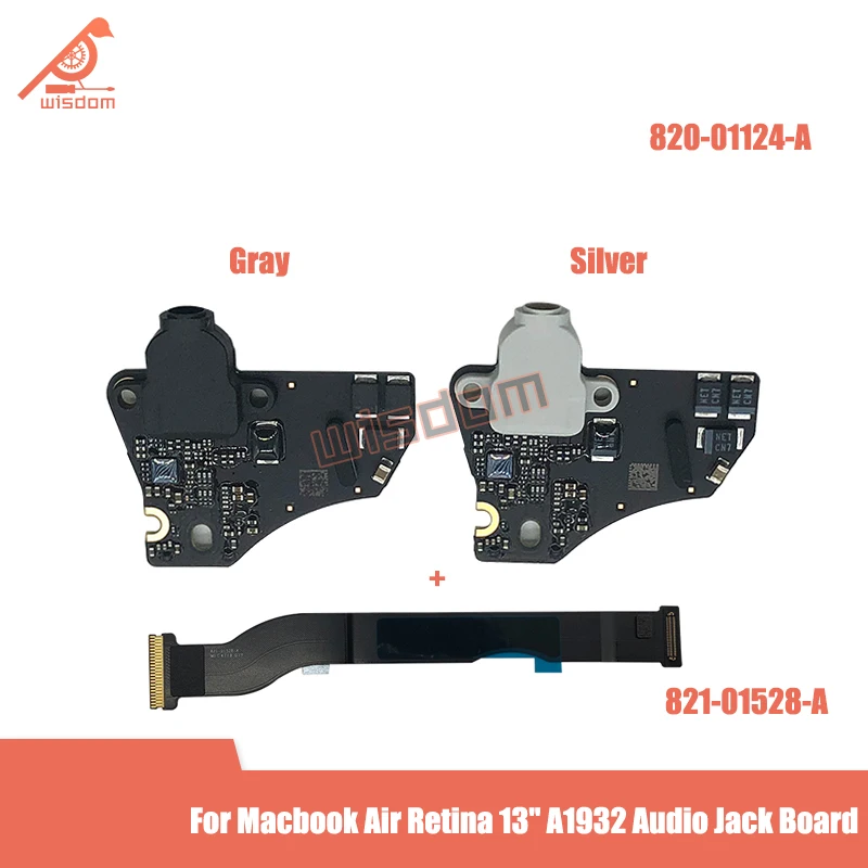 

New A1932 Headphone Jack Audio Board For Macbook Air 13" A1932 Audio Board 820-01124-A 2018 2019 Year MRE82