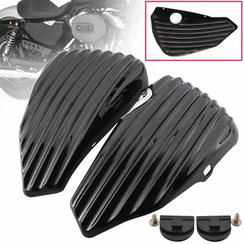 

Motorcycle Gas Oil Tank Cover Battery Cover Fairing Guard Left&Right Side Cover Fit For Harley Sportster 1200 Iron 883 48 72