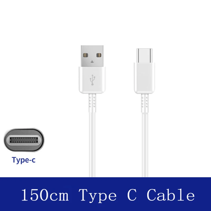 samsung Тип usb C кабель note9 Быстрая зарядка 1,2/1,5 m 2A S 9 note8 note 8 S8 S9 плюс C5 C7 C9 pro A3 A5 A7 АСТ - Цвет: Two 1.5TC Cables
