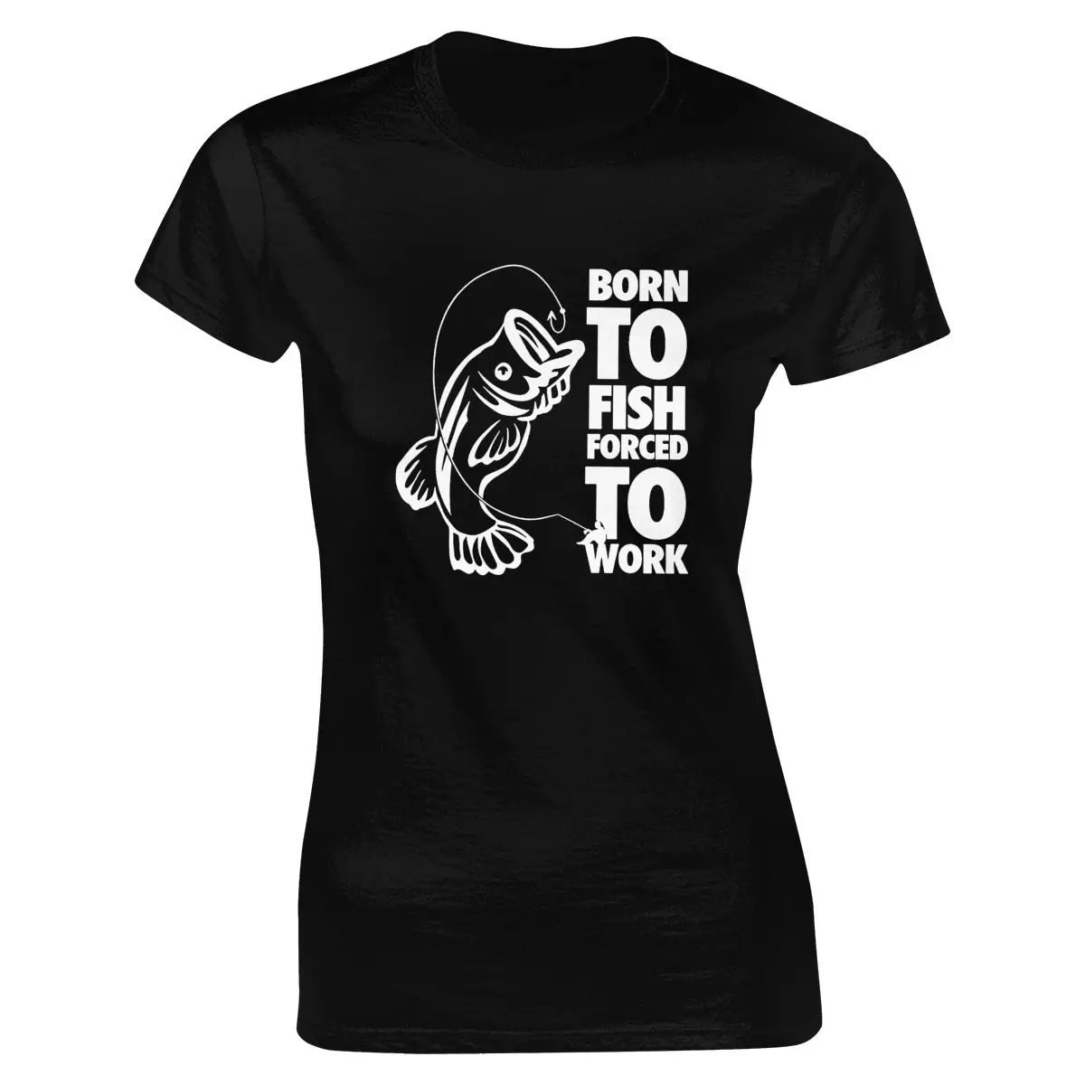 

Carping T-shirt New Fashion by Swagwear Cartoon Born to Fish Fishing 10 Colours O-neck Print Casual Cotton Short Summer Regular