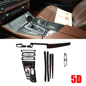 

Durable And Practical 5D Carbon Fiber Pattern Interior Trim DIY Sticker For 2011-2017 BMW 5 Series F10