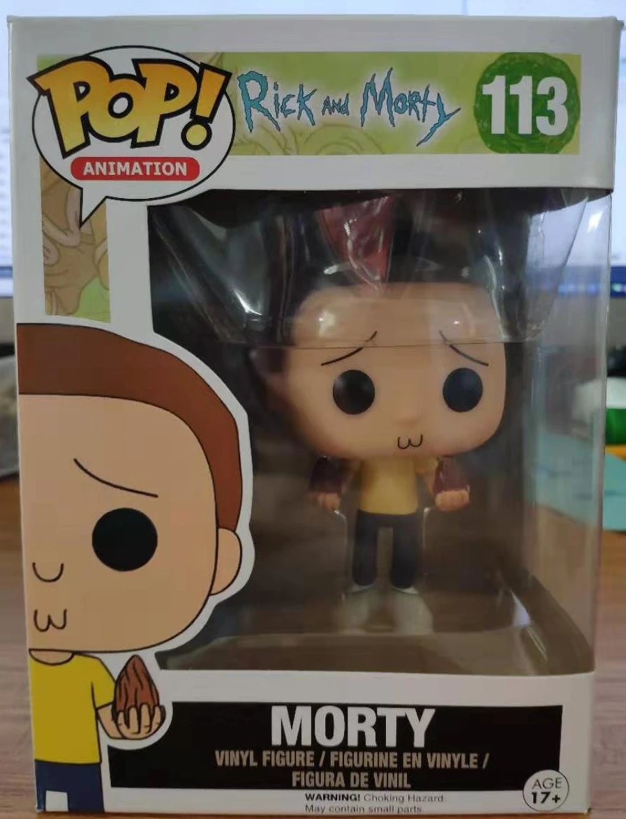 Funko Pop 10 см Рик и Морти 174 мистер мисикс Пикл виниловые куклы фигурка ПВХ игрушки - Цвет: with retail box