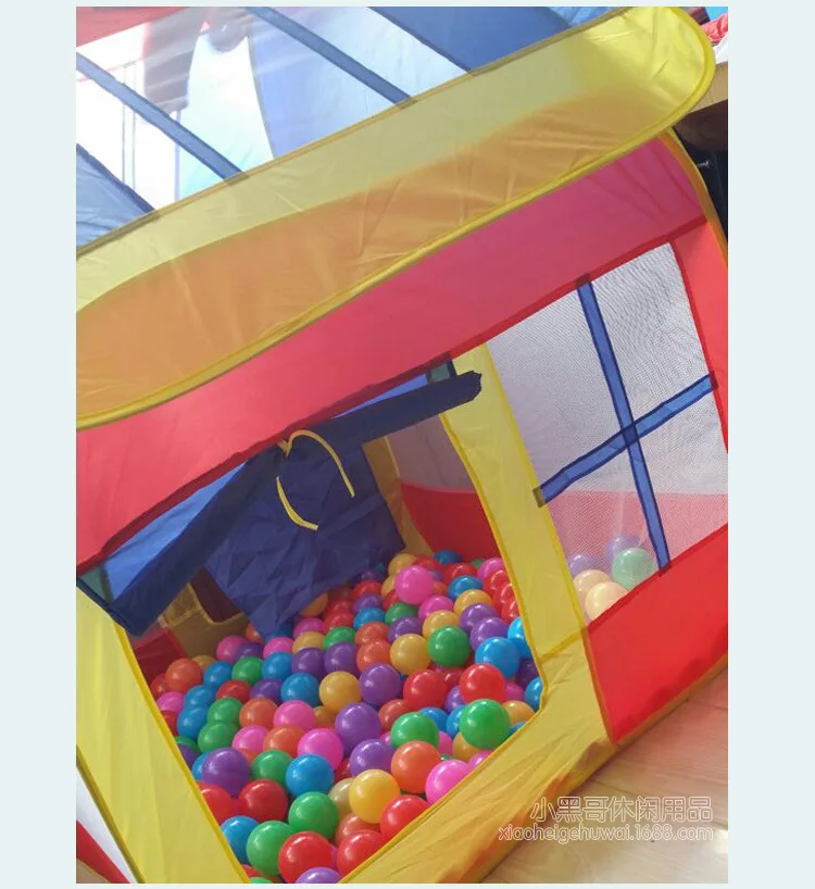 KID'S Tent Game House Folding House Tent Indoor Outdoor Toy House Quickly Open Steel Wire