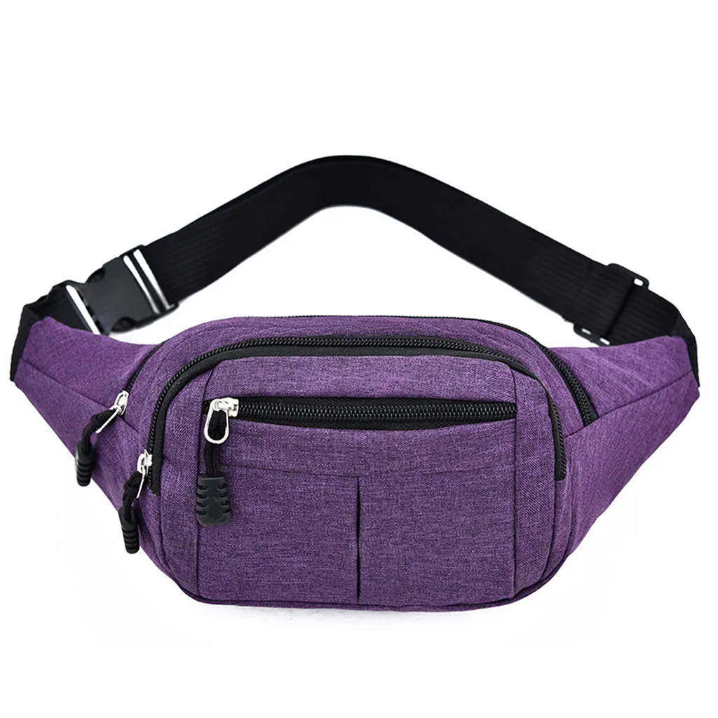Дропшиппинг карман на молнии для мужчин и женщин простой кошелек для отдыха Мода Оксфорд Спорт Фитнес поясные сумки Tasche alla moda # ZD
