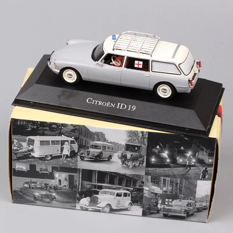 Мини Atlas Editions IXO 1/43 Citroen ID 19 DS супер скорой помощи медицинский металл, полученный литьем под давление и игрушки модели автомобилей весы коллекции автомобилей