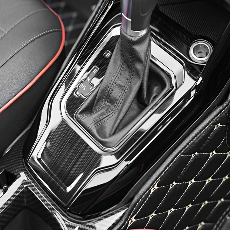 

SBTMY Stainless Steel Gear Shift Panel Cover Car Decoration Interior Accessories Styling For Volkswagen T-Roc vw t roc 2018 2019