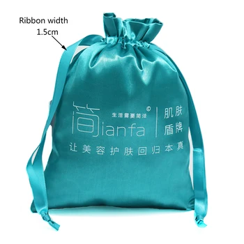 

100pieces bright satin storage bag shoes clothes household dust bag bright satin bunch pocket wig hat cosmetics storage bag