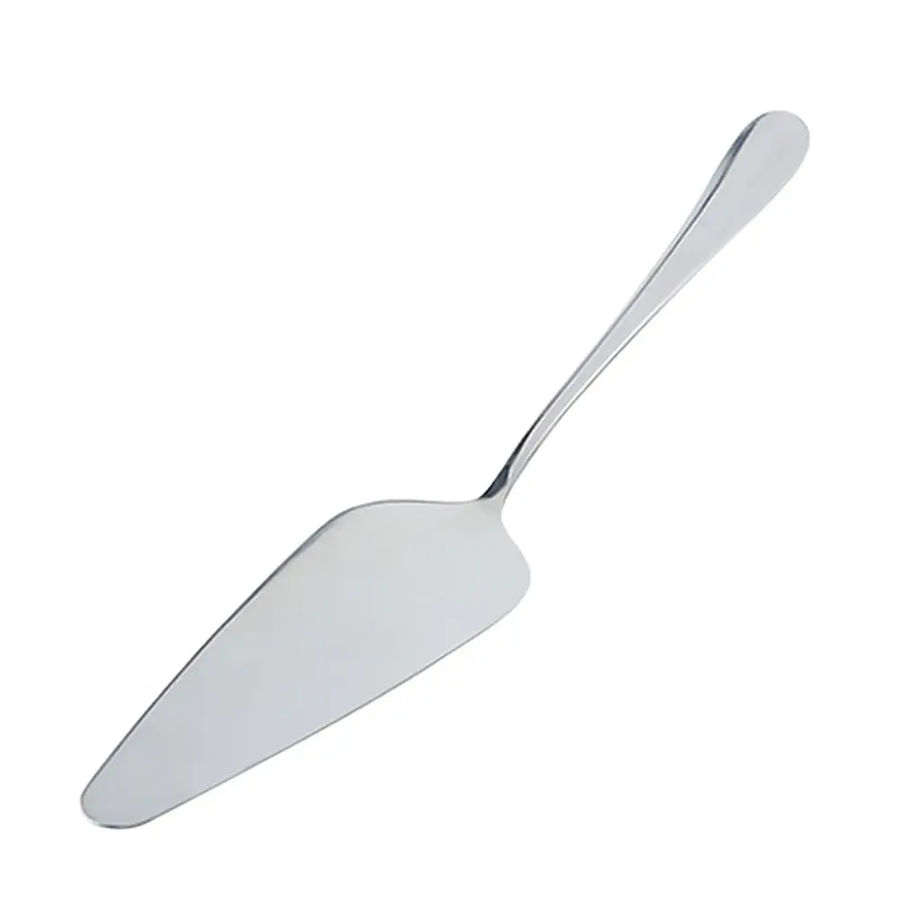 Without serration Easily Cut The Cake Stainless Steel Cake Shovel Baking Cutter Cake Cutter Kitchen Baking Gadget Pizza Shovel Blade - Цвет: Without serration
