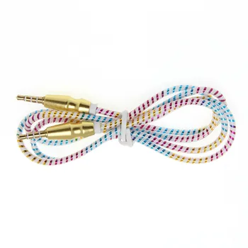 

1M 3.5mm Male to Male Stereo Audio Jack AUX Auxiliary Cable for Car MP3/4 PC Headphone For iPhone Samsung Speaker 200pcs