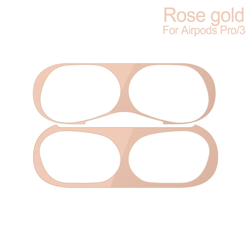 B Rose Airpods 3 Grogeous защита от пыли для Apple AirPods профессиональная защитная пленка для Air pods pro 3 2 1 чехол наклейка для airpods 3 защитный чехол - Цвет: B Rose Airpods 3