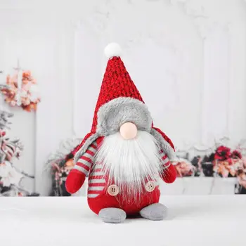 

Christmas Swedish Gnome Santa Plush Toys Doll Ornaments Holiday Home Party Decor GXMA