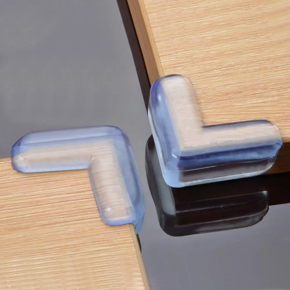 4Pcs Soft PVC Desk Table Guard Edge Child Safety Corner Protector Protection Cover Safe Cushion with Double Side Adhesive Tape 4Pcs Soft PVC Desk Table Guard Edge Child Safety Corner Protector Protection Cover Safe Cushion with Double Side Adhesive Tape