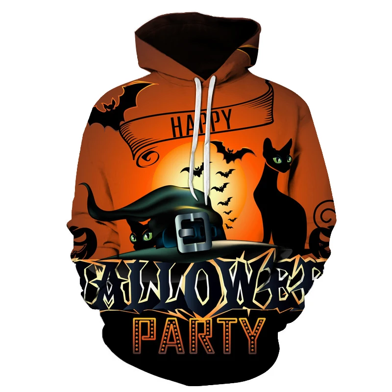 autumn new men women hoodies cute pet cat 3D digital print pullovers mens casual street long sleeves sweatshirts Asian size - Цвет: WY-1144
