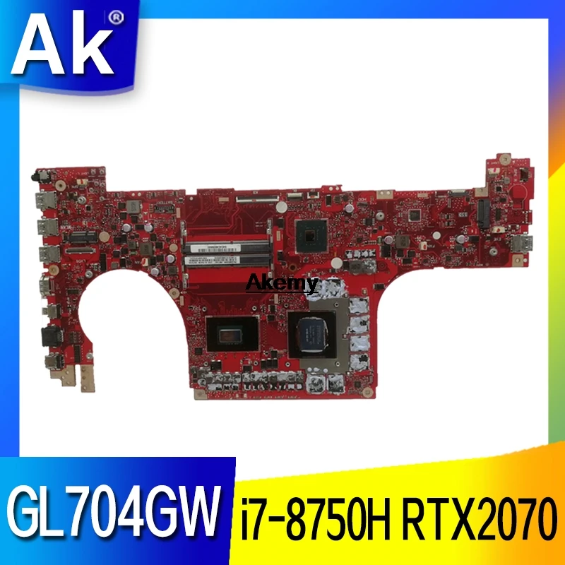 GL704GW материнская плата i7 8750H RTX2070 для ROG For Asus GL704 GL704G ноутбука (обмен)!|Материнские