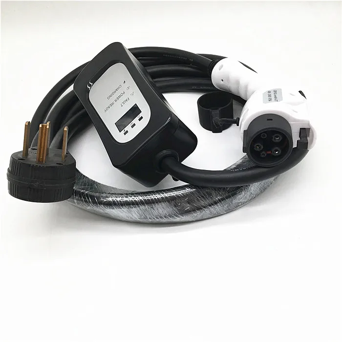 

SAE J1772 charge socket /sae j1772 charger with straight cable ev 16a charging for electric car