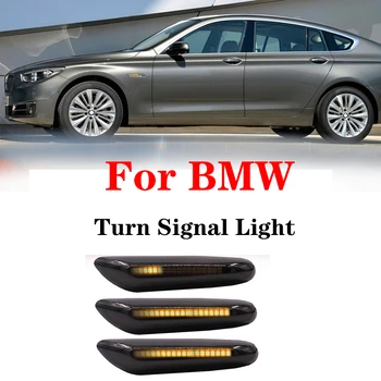 

For BMW 1 E81 E82 E87 E88 3 E46 E36 E60 E61 E90 E91 E92 E93 X1 E83 E84 2 Pieces Car Turn Signal Light Side Repeater Lamp