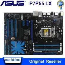 Socket LGA 1156 For ASUS P7P55 LX Desktop Motherboard P55 LGA1156 i3 i5 i7 DDR3 16G ATX Used Asus P7P55 LX Mainbaord 1156 DDR3