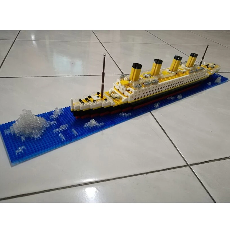 Корабль из фильма Титаник модель кораблекрушения Iceverg DIY 1860 шт Мини Алмазные