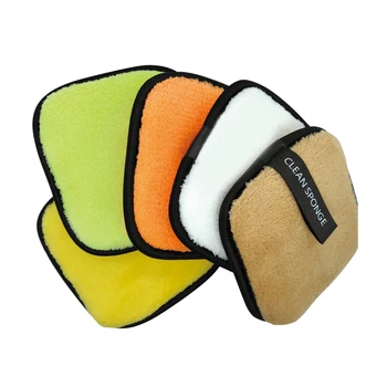 

6pcs Makeup Remover Cloth Reusable Makeup Pads Washable Cleansing Cotton Face Cleaning Make Up Remover