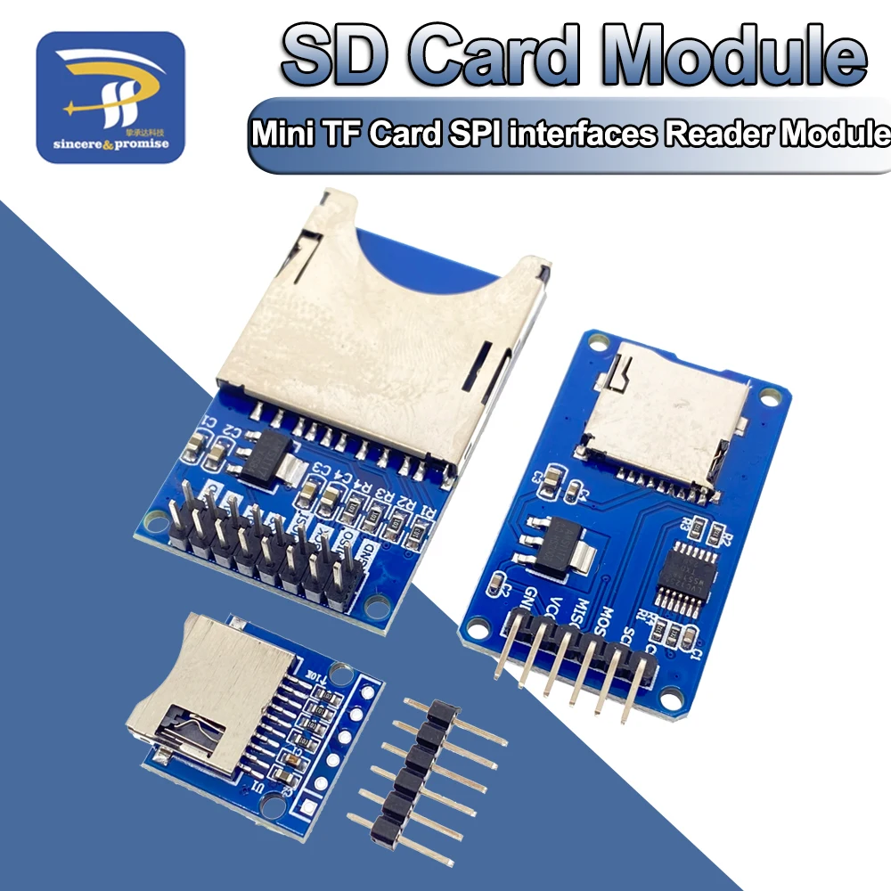 Adaptateur de carte Micro SD D1 Mini Shield, module de carte SD 3.3V avec  SPI