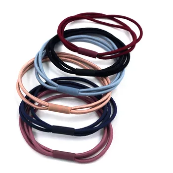 

6pc/Set High elastic rubber band, women's Hair Headband