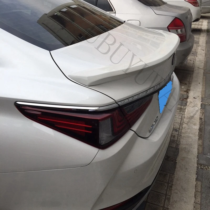 

For Lexus ES ES250 ES200 ES250 ES260 ES300 2018 2019 ABS Primer Color Exterior Rear Spoiler Tail Trunk Boot Wing Decoration