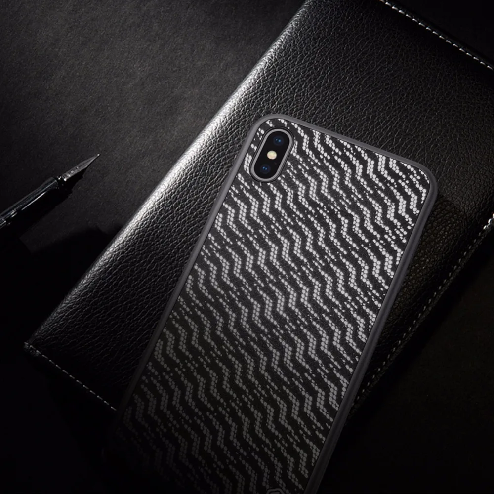 10 шт./лот Nillkin градиентный мерцающий чехол для iphone X/iphone XS мерцающий защитный чехол
