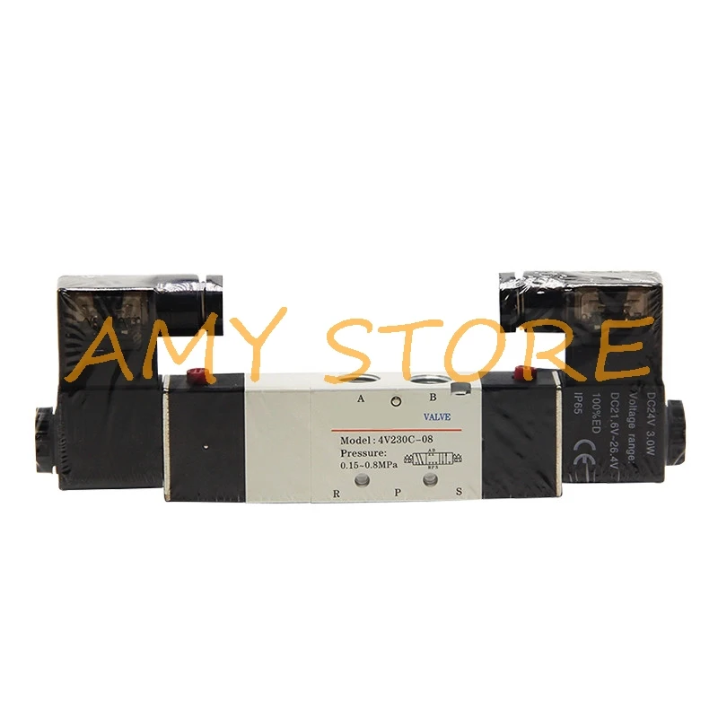 12 В/24 В переменного тока 24 В/36 В/110 В/220 В/380 1/4 дюйма BSP 4V230C 08 3 позиционный 5