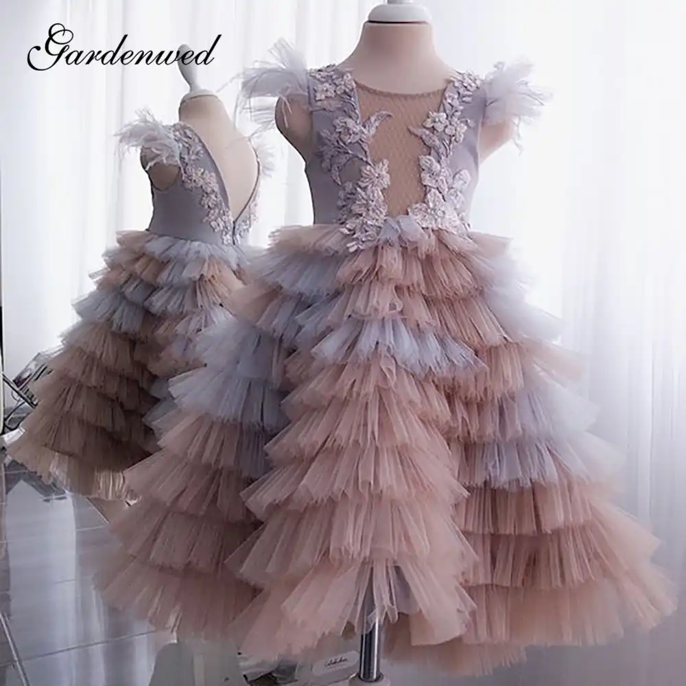 colored flower girl dresses