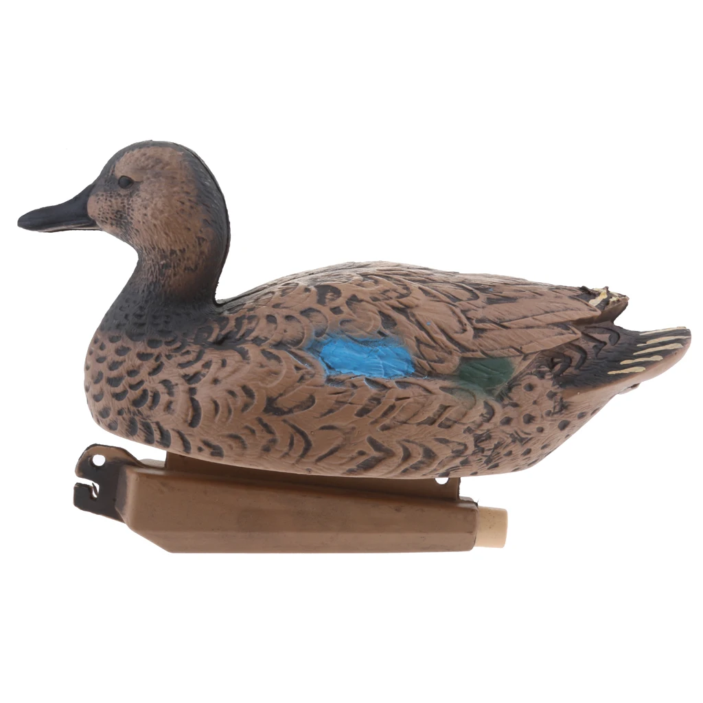 28cm Female Duck as Плавающая утка, пластиковая приманка для птиц, Отпугиватель сорняков для борьбы с вредителями, украшение для сада, пруда, бассейна, рыбного пруда, охотничьего декора - Цвет: 28cm Female Duck as