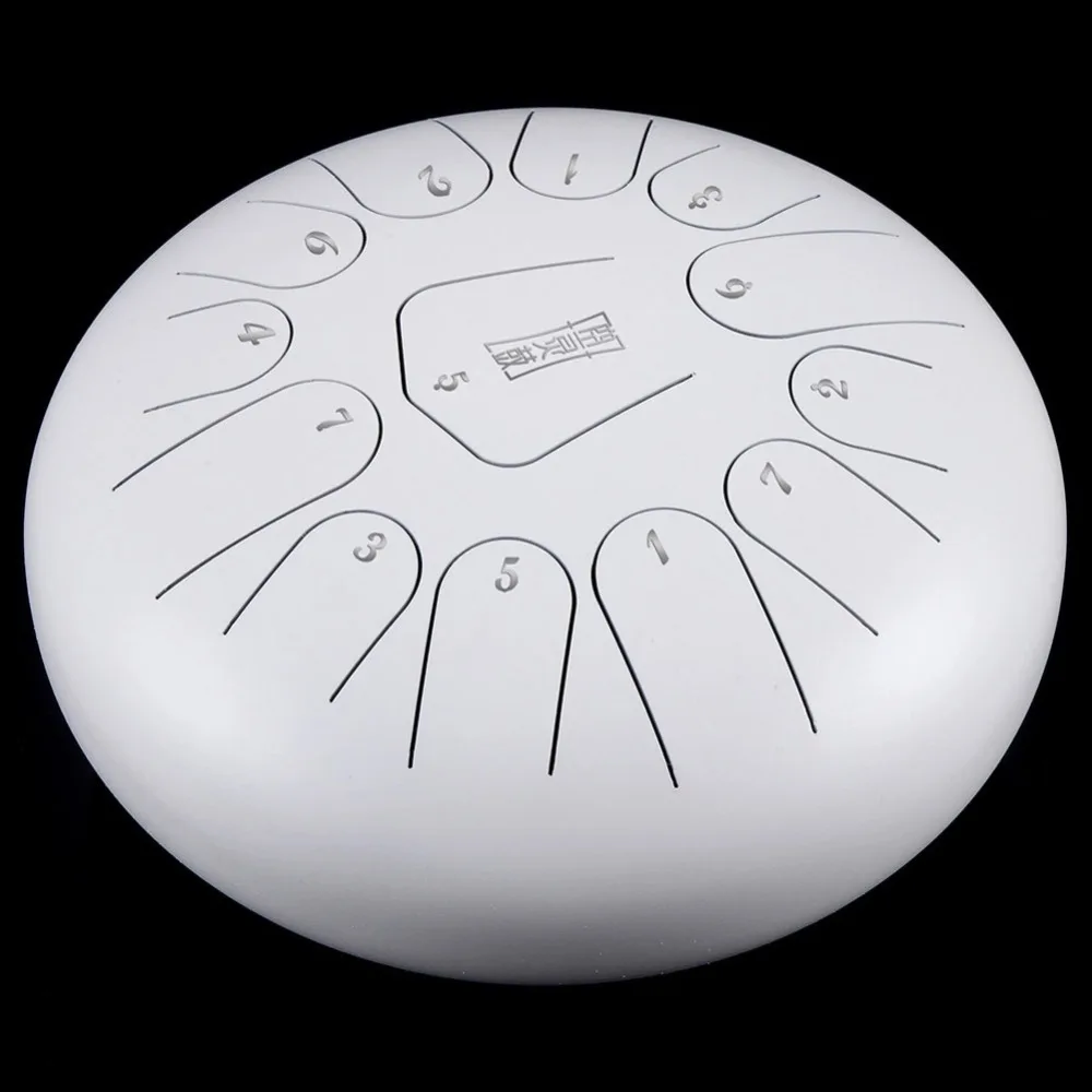 12 дюймов Сталь язык барабан Handpan ручной Барабаны крупных 13 Notes Tankdrum с сумкой в комплекте