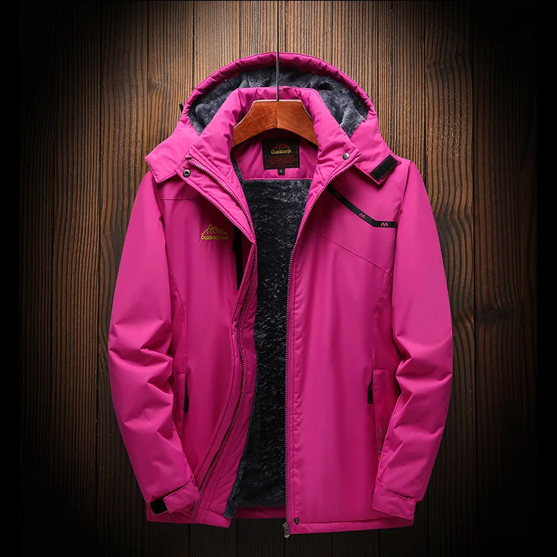 

Men Women Winter Warm Coat Slim Windproof Fit Outwear Snow Parka Jackets