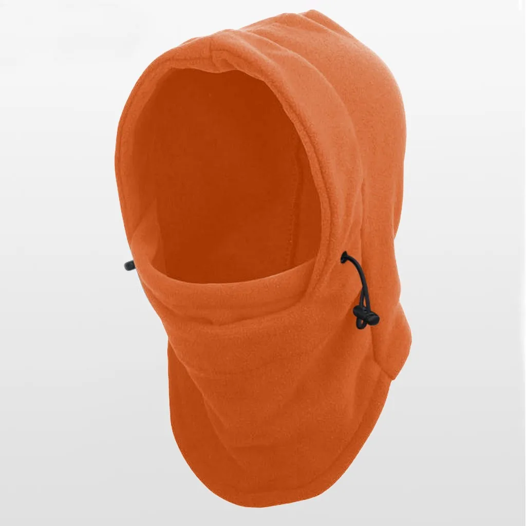 Winter Outdoor Riding Windproof Fleece Hood Mask Thick Warm Snow Cap  Fashion Ear Protection Mask Warm Thermal Fleece Balaclava mens fur bomber hat