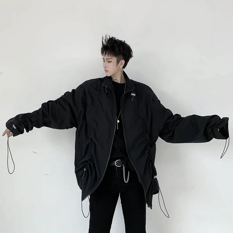 Куртка Мужская/Женская свободного покроя Повседневная ветровка в стиле Хай