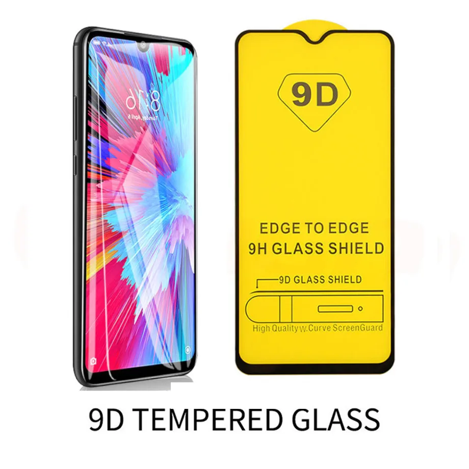 100Pcs/lot 9D Curved Tempered Glass For Samsung Galaxy J4 J6 J7 J8 Plus 2018 Full Screen J2 J5 J7 Prime Protector Film 9D Glass