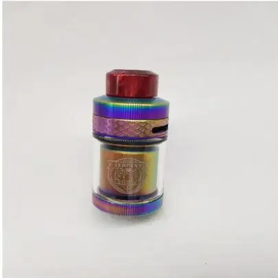 2 шт SERPENT ELEVATE RTA tank 3,5 мл 4,5 мл 24 мм Rebuildable Tank Распылитель верхнее наполнение PEI капельный наконечник Верхний поток воздуха регулируемый - Цвет: rainbow