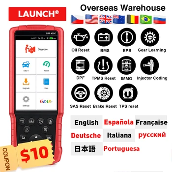 

LAUNCH X431 CRP429C OBD2 Scanner Auto Diagnostic Scanner Car diagnostic Tool Automotivo Scan ABS TPMS DPF IMMO Reset PK CRP479