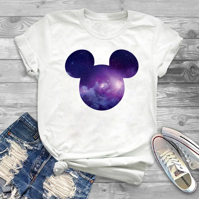 

Summer Women T-shirt White Tee Cool Women Tee Shirt Short Sleeve Tops Tee Female O-neck Tshirt Tops Cartoon Tshirts Femme