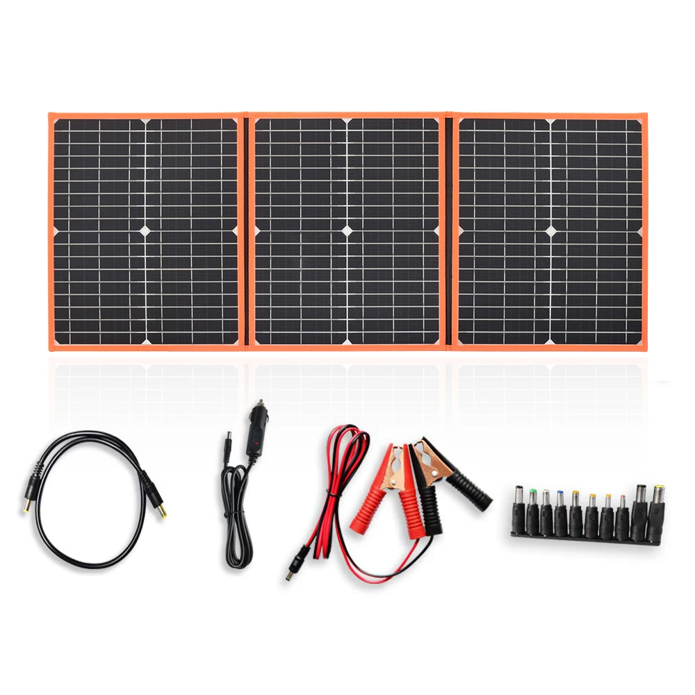 18V 40w 60W 80w 100w Foldable charger solar panel