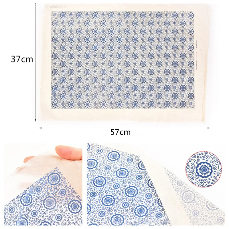 Blue-White Ceramic Transfer Paper 3