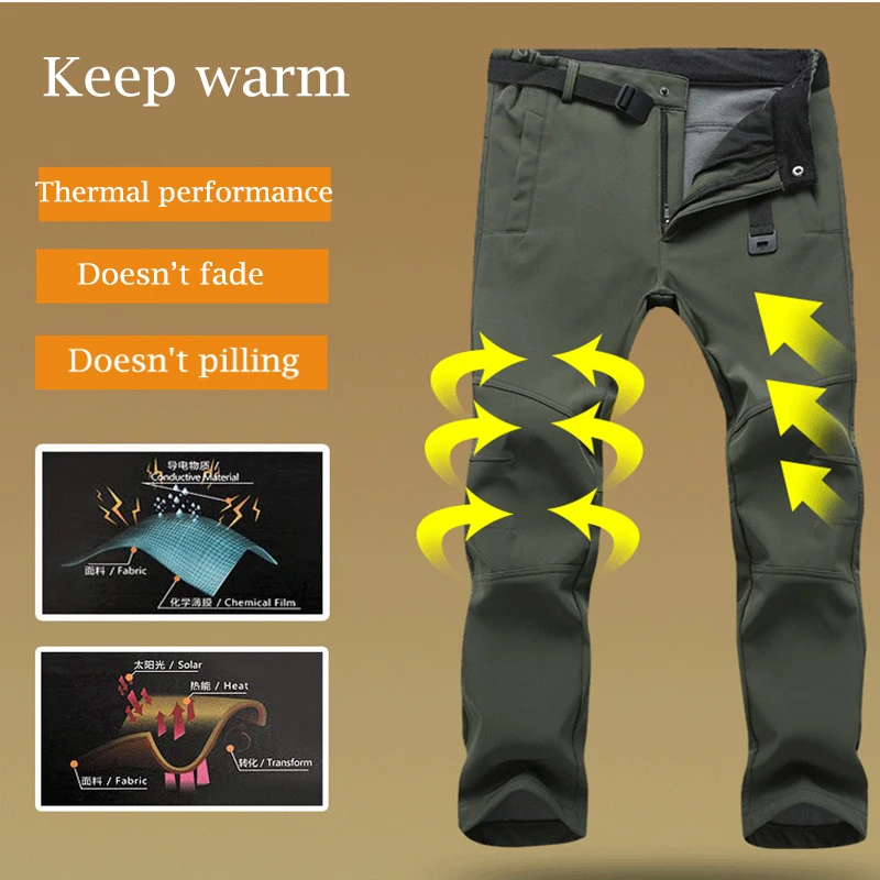 Pantalon de trekking chaud pour femme, imperméable, Softshell, Cargo décontracté, FjCamping, pêche, randonnée, WAP06, printemps, hiver, nouveau